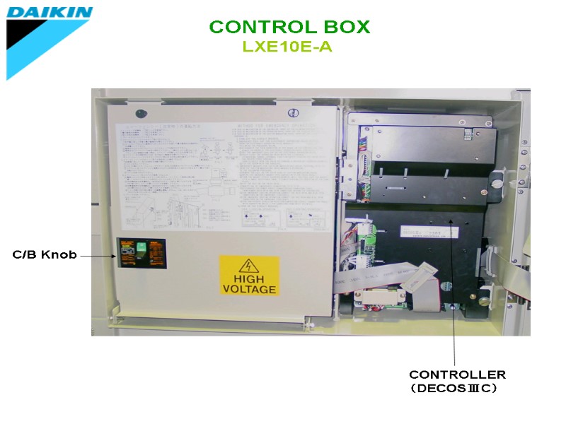 CONTROL BOX LXE10E-A  C/B Knob CONTROLLER （DECOSⅢC）